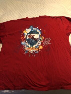 Miskeen Shirt Mens Long Sleeve Red 3XL